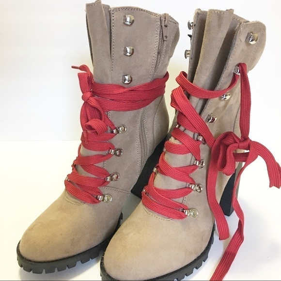 Material Girl Womens Hazil Lace-Up Booties - Picture 11 of 11